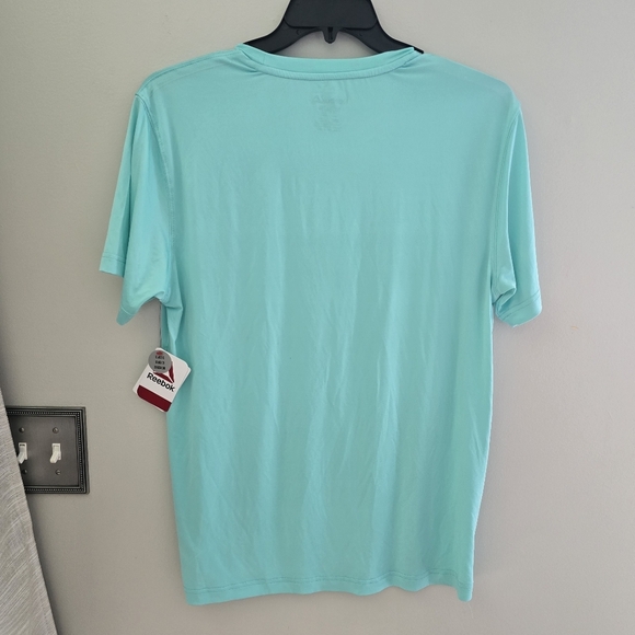 Reebok Boy's Dri-Fit Moisture Short Sleeve Cockatoo Black T Shirt Medium - Picture 5 of 5